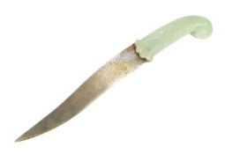 LATE 19TH CENTURY INDIAN KHANJAR DAGGER