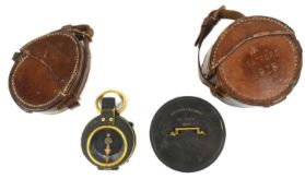 WWI FIRST WORLD WAR BRITISH POCKET SEXTANT & COMPASS