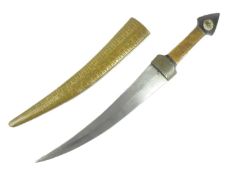 19TH CENTURY PALESTINIAN JAMBIYA KHANJAR DAGGER