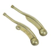 TWO WWII SECOND WORLD WAR BOSUN WHISTLES