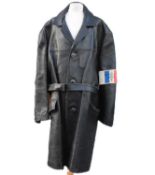 WWII SECOND WORLD WAR FRENCH RESISTANCE ARMBAND & COAT