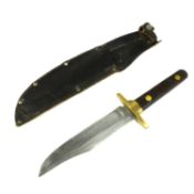 VINTAGE FIXED BLADE BOWIE KNIFE