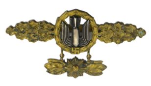 WWII SECOND WORLD WAR LUFTWAFFE GOLD GRADE BOMBER CLASP
