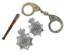 COLLECTION OF ASSORTED POLICE ITEMS