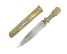 19TH CENTURY BHUTANESE DOZUM KNIFE DAGGER
