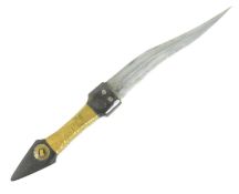 19TH CENTURY PALESTINIAN JAMBIYA DAGGER