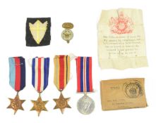 WWII SECOND WORLD WAR MEDAL GROUP