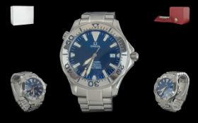 Omega Seamaster Professional Chronometer Divers Stainless Steel Gents Wrist Watch, Ref.No. 25345000,