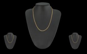 22ct Gold Quality Triple Link Gold Chain. Marked 916. Excellent Warm Colour and Design. Weight 16.