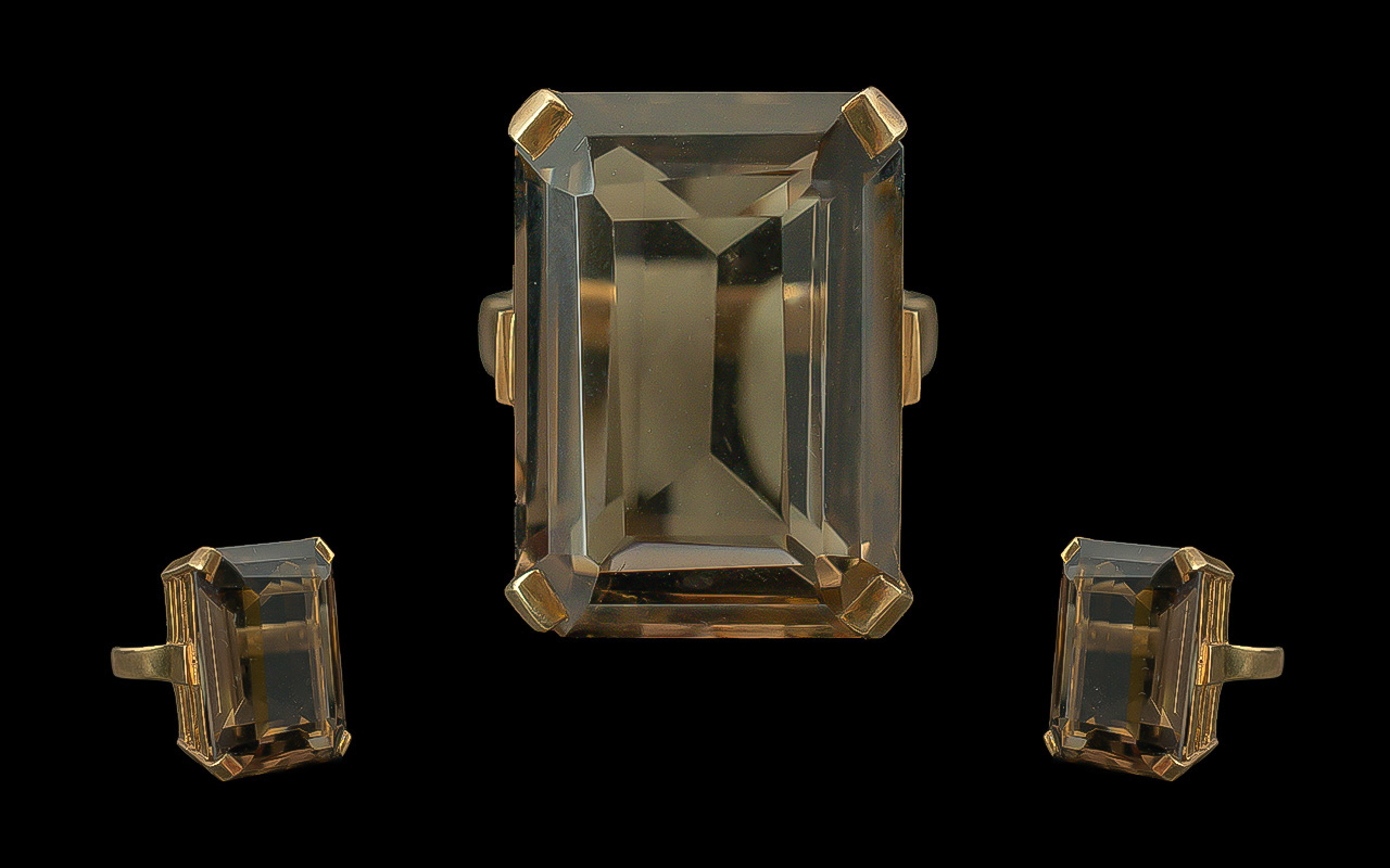 Ladies - Large and Impressive 9ct Gold S - Image 2 of 2