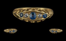 Antique Period Attractive 18ct Gold Sapp