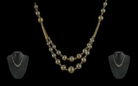 Ladies Vintage and Pleasing 9ct Gold and