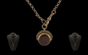 Antique Period Excellent 9ct Gold Guard