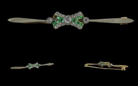 Art Deco 1930's Ribbon and Bow Design Ex