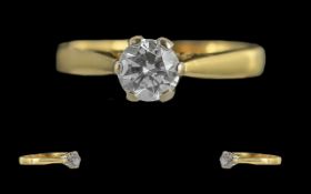 Ladies Pleasing Quality 18ct Gold Single