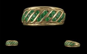 Ladies - Attractive 18ct Gold Opal and D