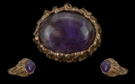 Ladies Pleasing 9ct Gold Single Stone Am