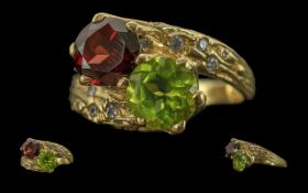 Ladies 18ct Gold Pleasing Designed Perid