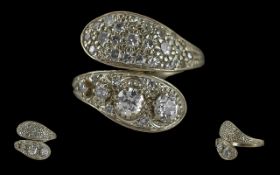 Ladies - Pleasing Quality 18ct White Gol