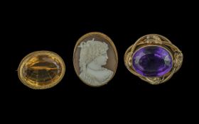A Fine Collection Of Antique 9ct Gold Ge
