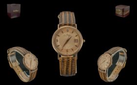 Lucien Piccard Ladies 14ct Rose Gold Cased Quartz Wrist Watch, Marked 14ct to Back Cover,