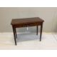 A George III rectangular mahogany folding tea table, width 92cm, depth 45cm, height 73cm - Image 1 of 2