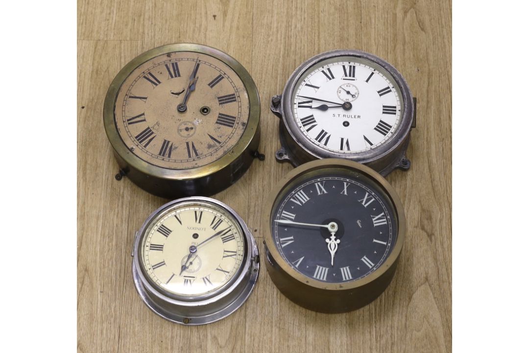 Four bulkhead timepieces - Image 1 of 3