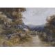 Andrew Law (Scottish, 1873-1967), watercolour, 'Brig O'Turk', signed, 24 x 33cm - Image 1 of 5