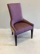 A set of ten Claverton dining chairs by Ben Whistler, Chapel Street, upholstered in Dedar Jasper