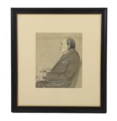 After Alfred Egerton Cooper (1883-1974) - “Profile for Victory-portrait of Sir Winston Churchill,