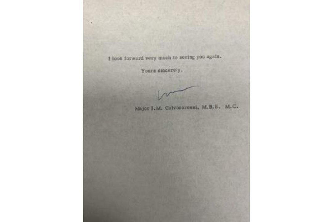 A collection of letters and other memorabilia regarding the unveiling of the Oscar Nemon (1906-1985) - Image 7 of 9