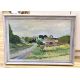 Alan Thornhill, impressionist oil on board, Sapperton, Gloucestershire, signed with monogram, 49 x - Image 2 of 3