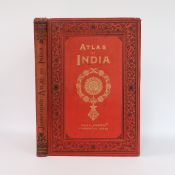 ° ° Atlas of India ... With an Introduction by Sir W.W. Hunter. d-page coloured index map and 15 d-