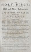 ° ° BIBLE - A provincially printed later 18th century folio Bible, the Authorised Version. The