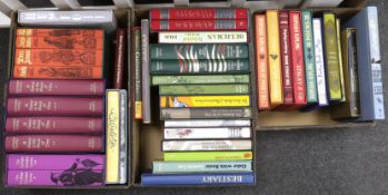 ° ° Folio Society - Mostly Literary, includes Father Brown Stories (2 vols. boxed); Fielding's