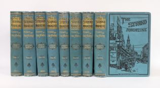 ° ° The Strand Magazine....vols. 1-8. illus. throughout; publisher's pictorial gilt lettered