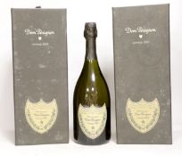 Two boxed bottles of Dom Perignon champagne, 2003
