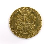 British gold coins - A George III gold guinea, 1779, fourth head, VF, (S3728)Provenance - bought