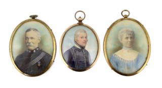 Y Frederick Buck (Irish, 1771-1840) Portrait miniature of Captain Joshua Garthsidewatercolour on