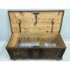 An 18th century style panelled pine coffer, width 146cm, depth 63cm, height 54cm***CONDITION - Image 3 of 3