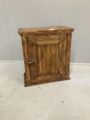 A Victorian pine medicine cupboard, width 39cm, depth 22cm, height 42cm***CONDITION REPORT***