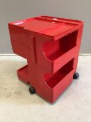 A Boby trolley, width 42cm, depth 40cm, height 52cm