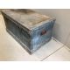 A Victorian painted pine trunk, width 94cm, depth 58cm, height 52cm. Condition - poor - Image 2 of 3