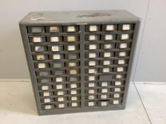 A mid century “Colangular” industrial drawer unit, width 96cm, depth 39cm, height 101cm. Condition -