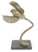 § § Hamish Mackie (b.1973), bronze, 'Little Owl', first of an edition of 22, signed in the bronze,