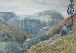 'From the Studio of Fred Cuming’. Martin William Gatward (Camden, b.1876), watercolour, ‘Lynmouth,