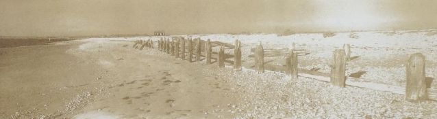 From the Studio of Fred Cuming. Greenhalf & Pollard, monochrome print, Rye Harbour, Vandyke print,
