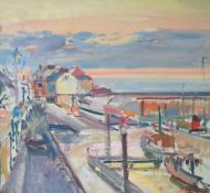 From the Studio of Fred Cuming. Brian Oxley (b.1943), oil on canvas board, Hythe, signed and dated