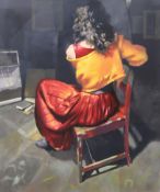 § § Robert Lenkiewicz (1941-2002), offset lithograph, 'Ester rear view, St Anthony theme - Project