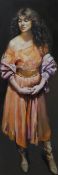§ § Robert Lenkiewicz (1941-2002), offset lithograph, 'Karen standing' (Study of Karen), blind stamp